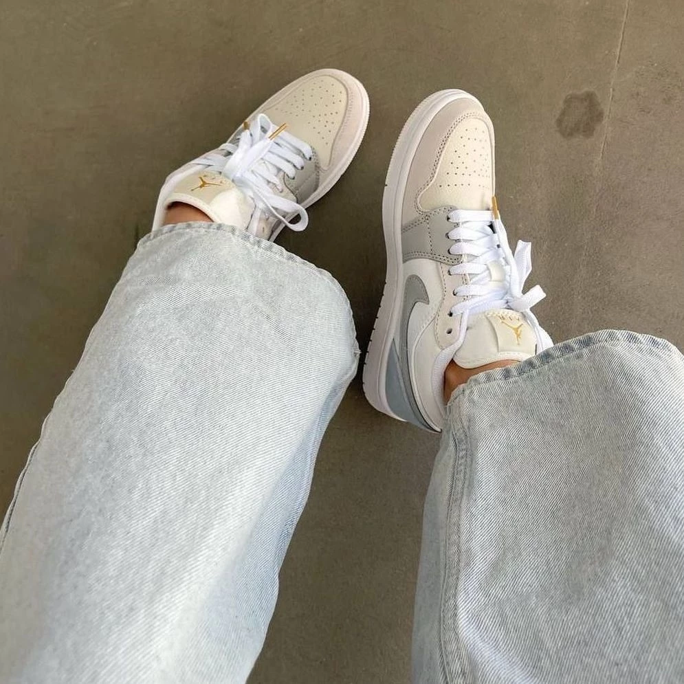 NIKE AIR JORDAN 1 PARIS AJ1 巴黎雲白 灰白 淡藍 男鞋 CV3043-100-細節圖7