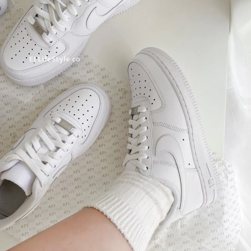 NIKE AIR FORCE 1 全白 男女 白F DD8959-100 DH2920-111-細節圖4