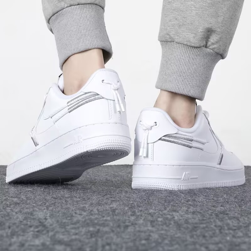 NIKE AIR FORCE 1 鴛鴦 藍橘 白銀 奶茶 運動 DH4408-100-細節圖5