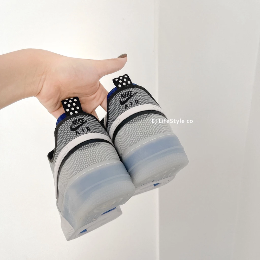 NIKE AIR FORCE 1 REACT AF1 拼接 寶藍 藍 白 DH7615-101-細節圖7