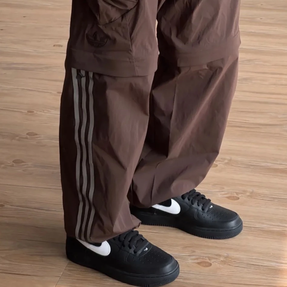 NIKE AIR FORCE 1 AF1 黑白 全黑 白勾 黑武士 男鞋 FZ0627-010-細節圖4