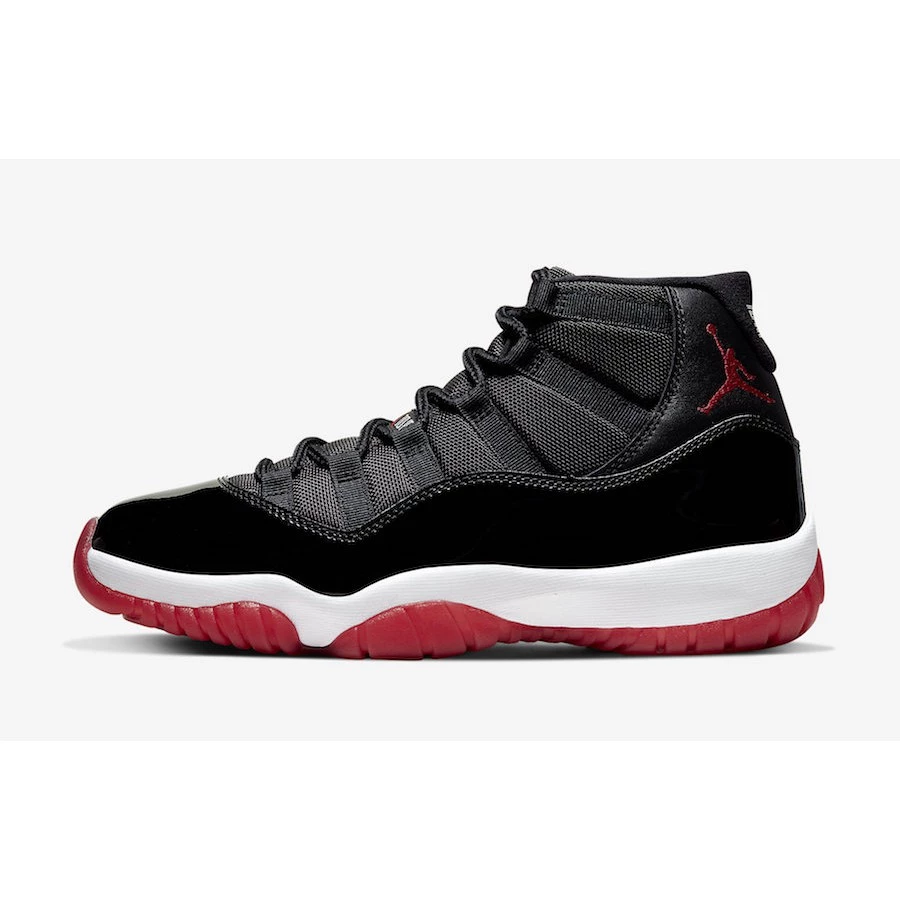 Air Jordan 11 Bred 378037-061 男女鞋 AJ11 黑紅 籃球鞋-細節圖2