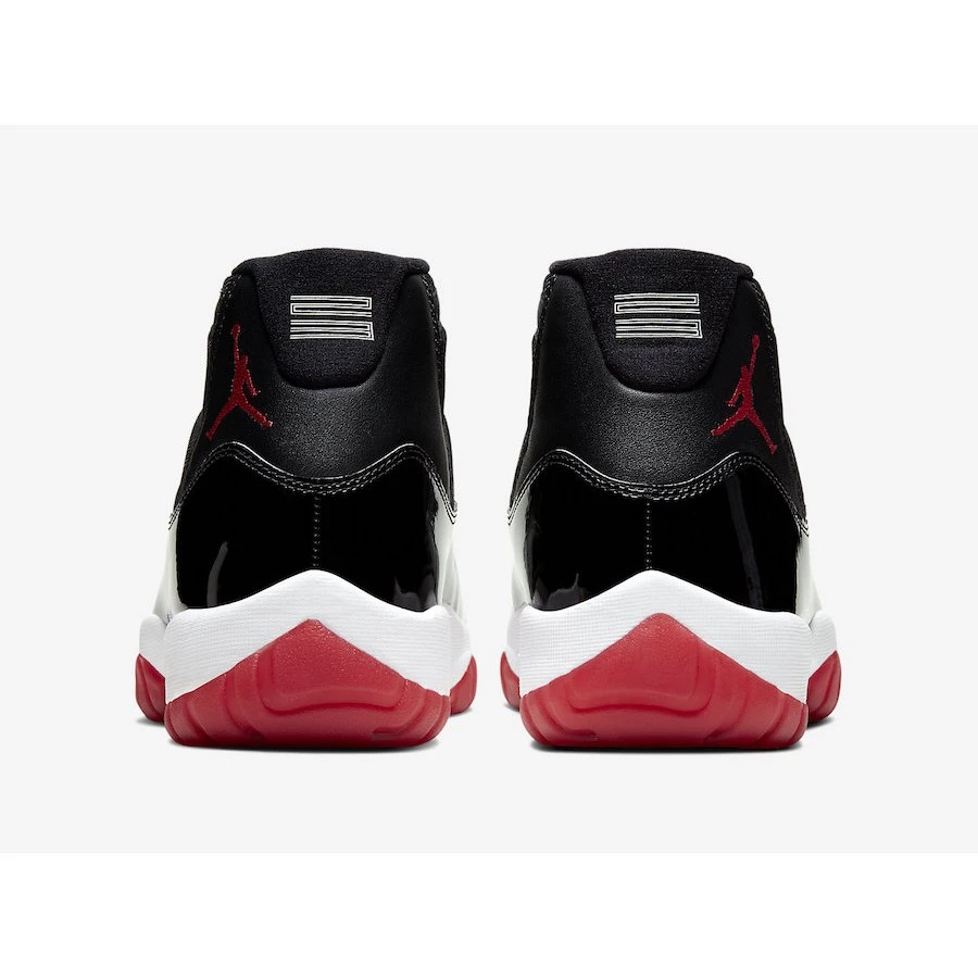 Air Jordan 11 Bred 378037-061 男女鞋 AJ11 黑紅 籃球鞋-細節圖5