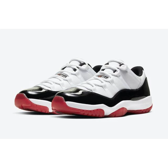 Air Jordan 11 Low White Bred AV2187-160 AJ11 男女鞋-細節圖3
