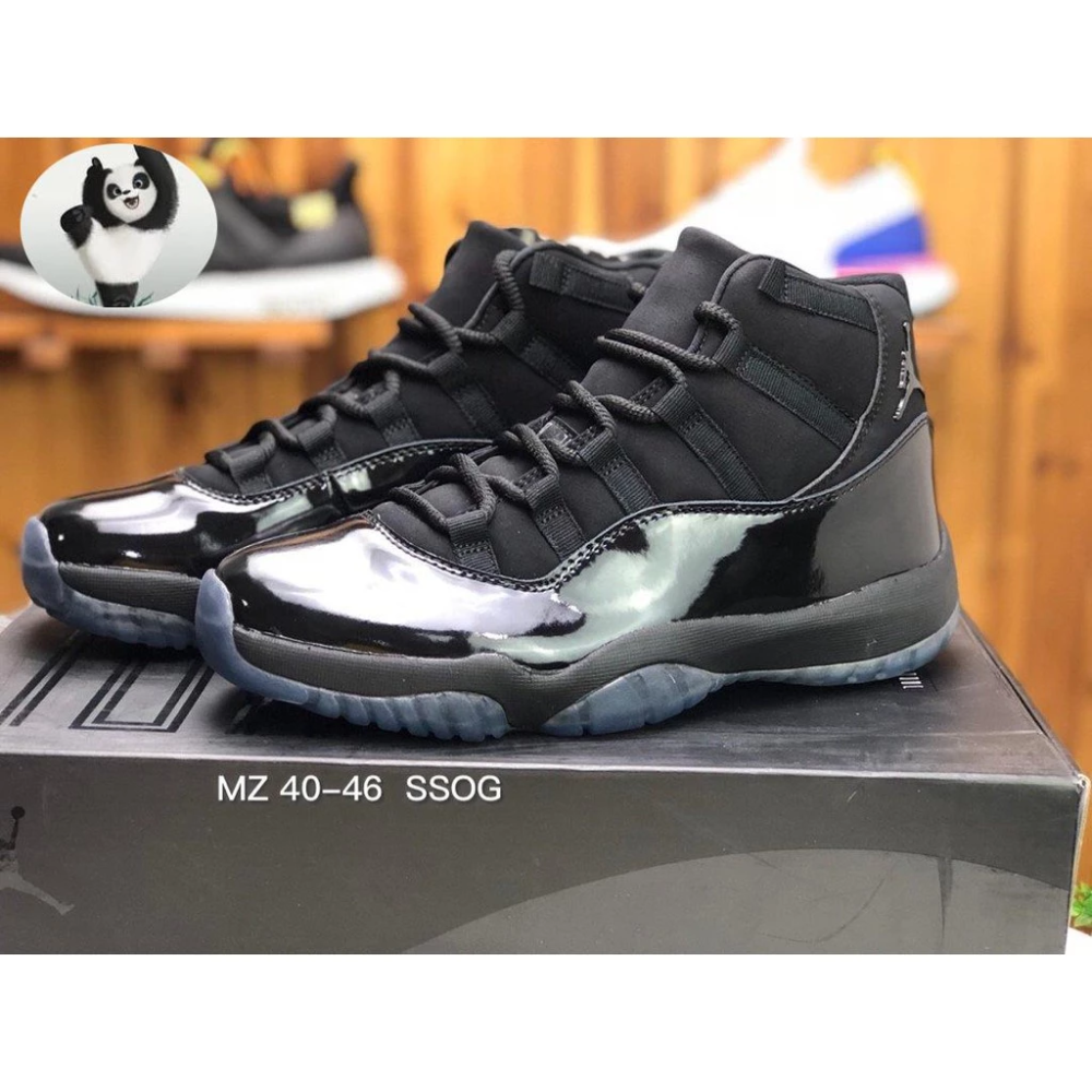 Air Jordan 11 Concord AJ11 喬丹11代 黑武士 高幫 籃球鞋 378037-005-細節圖6
