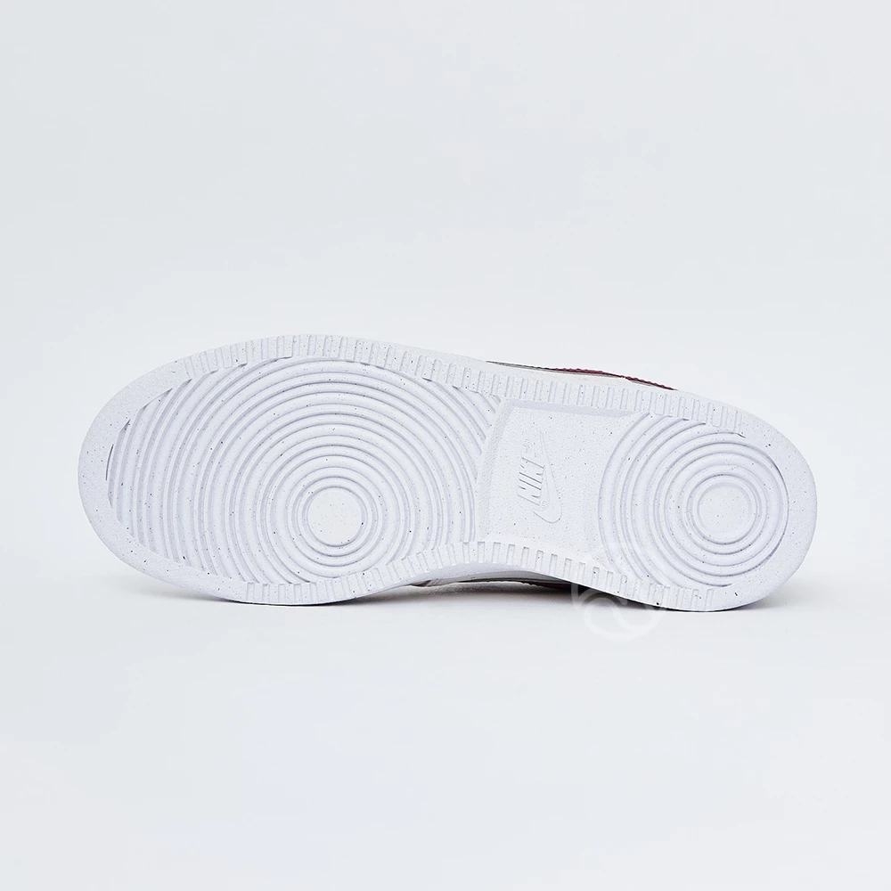 Nike W Court Vision Low 女 米白紅 低筒 基本款 運動 休閒鞋 FQ7628-100-細節圖9