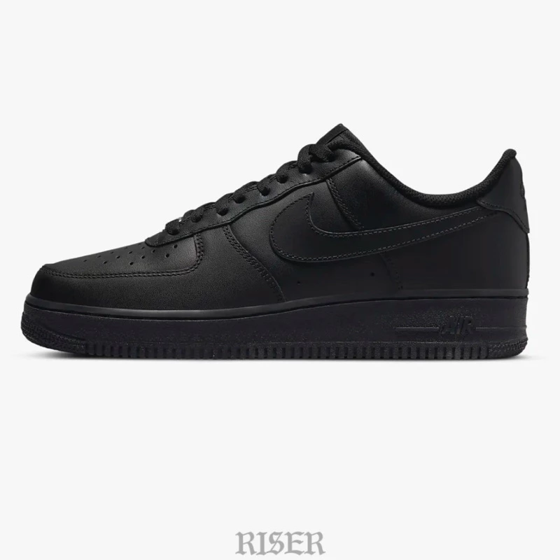 NIKE AIR FORCE1 07 純黑 黑武士 全黑 鐵牌 AF1 CW2288-001 DH2920-細節圖2