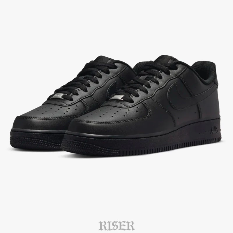 NIKE AIR FORCE1 07 純黑 黑武士 全黑 鐵牌 AF1 CW2288-001 DH2920-規格圖6