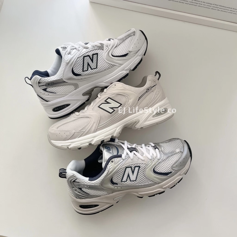 NEW BALANCE 530 NB530 白銀 白銀藍 奶油藍 奶茶 運動 MR530SG  SH-細節圖8