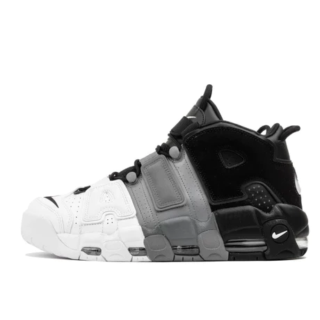 Air More Uptempo 黑灰白 三色鞋 漸層 大AIR 復古籃球鞋 男鞋女鞋 921948-002-細節圖6