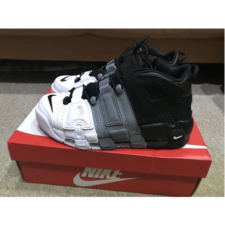 Air More Uptempo 黑灰白 三色鞋 漸層 大AIR 復古籃球鞋 男鞋女鞋 921948-002-規格圖8