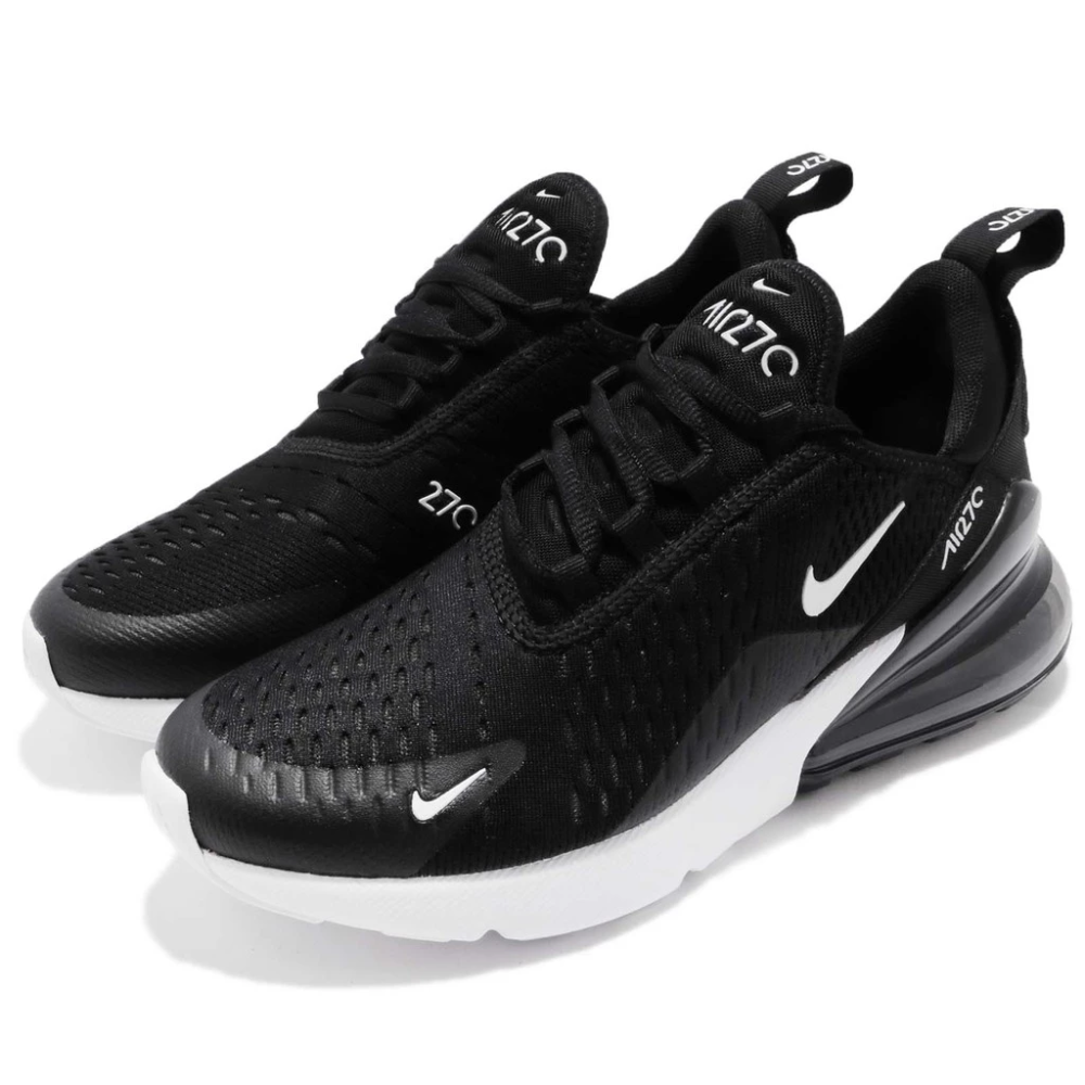 Nike 休閒鞋 Wmns Air Max 270 黑 白 女鞋 大氣墊 厚底增高  AH6789-001-細節圖3