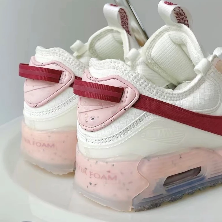 Nike Air Max Terrascape 90 環保 氣墊鞋 慢跑鞋 紅石榴 DC9450-100-細節圖4