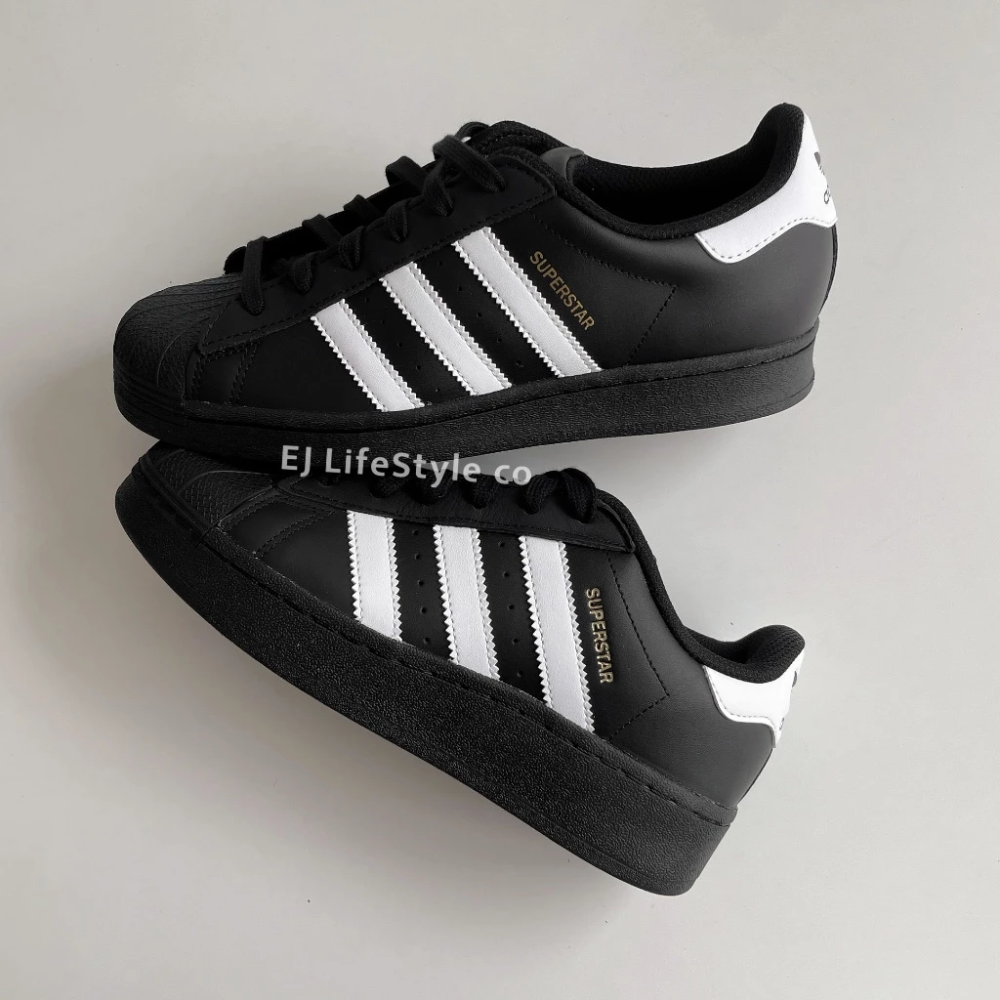 ADIDAS SUPERSTAR 貝殼頭 三葉草 黑白Y2K 男女鞋 EG4959-規格圖8