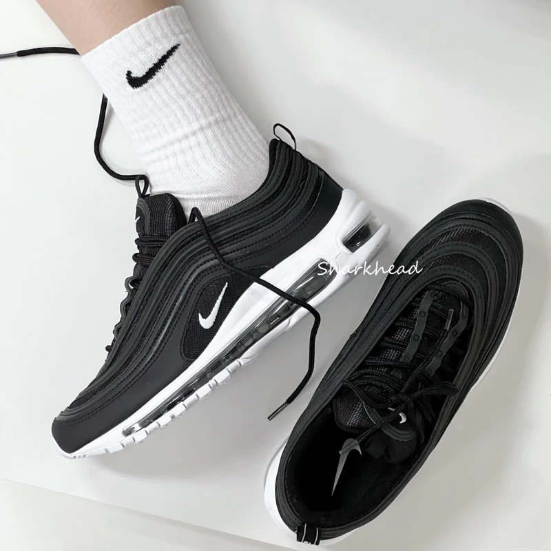 Nike Air Max 97 全黑 反光 全白 921826-101 BQ4567-001-細節圖5