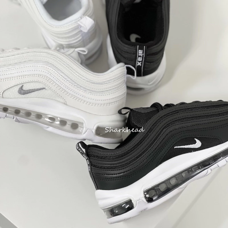 Nike Air Max 97 全黑 反光 全白 921826-101 BQ4567-001-細節圖6