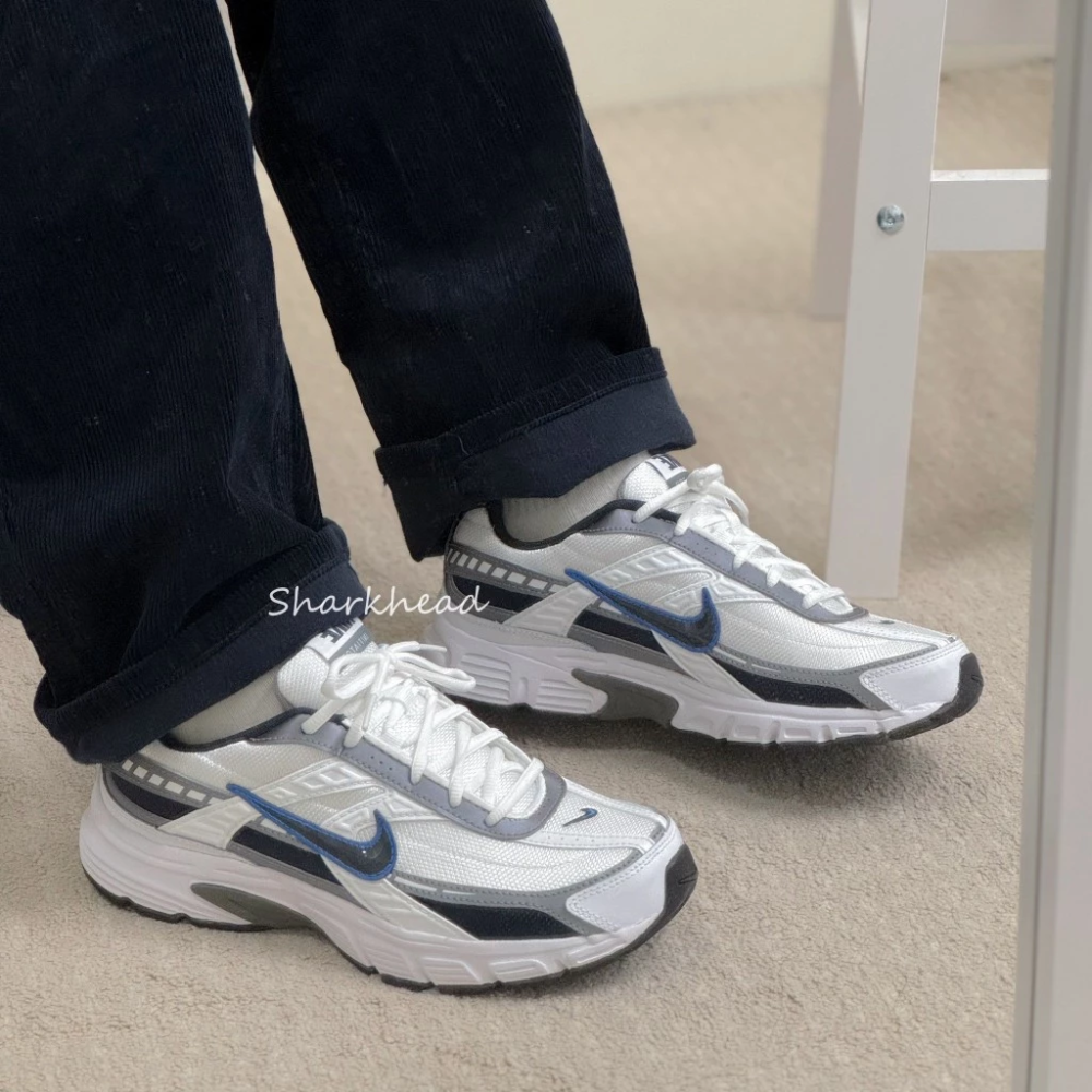 Nike Initiator 白藍 銀紅 銀彈 慢跑 復古 銀 老爹鞋 394055-101-細節圖5