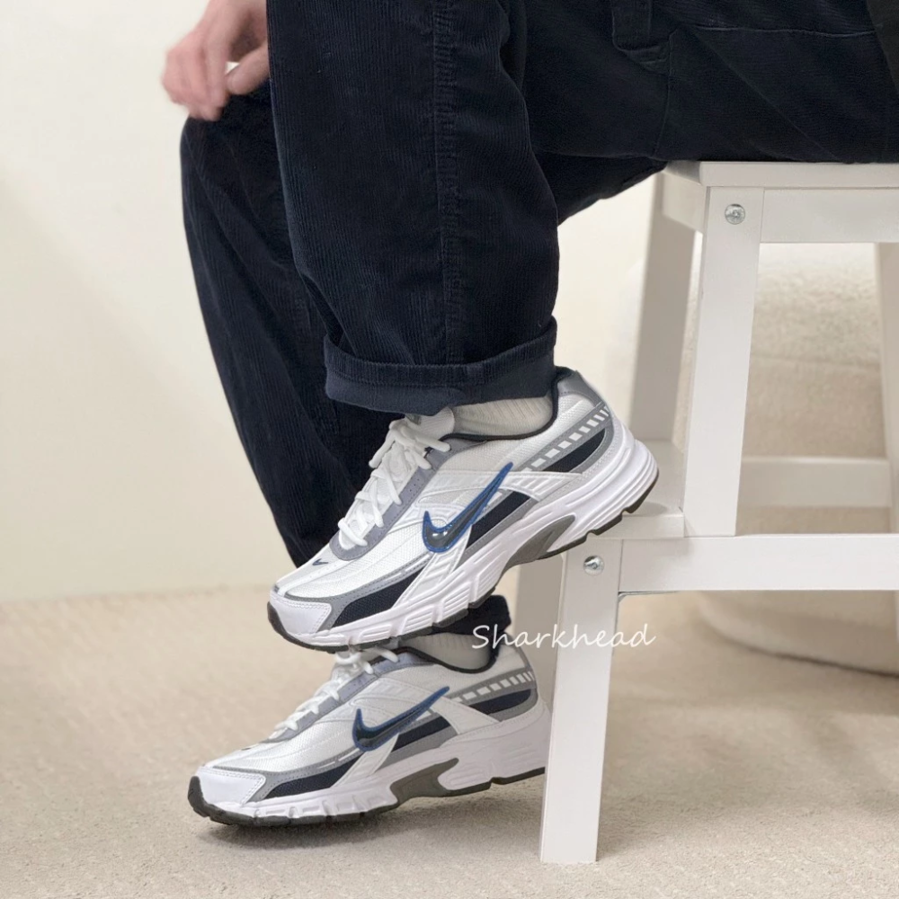 Nike Initiator 白藍 銀紅 銀彈 慢跑 復古 銀 老爹鞋 394055-101-細節圖6