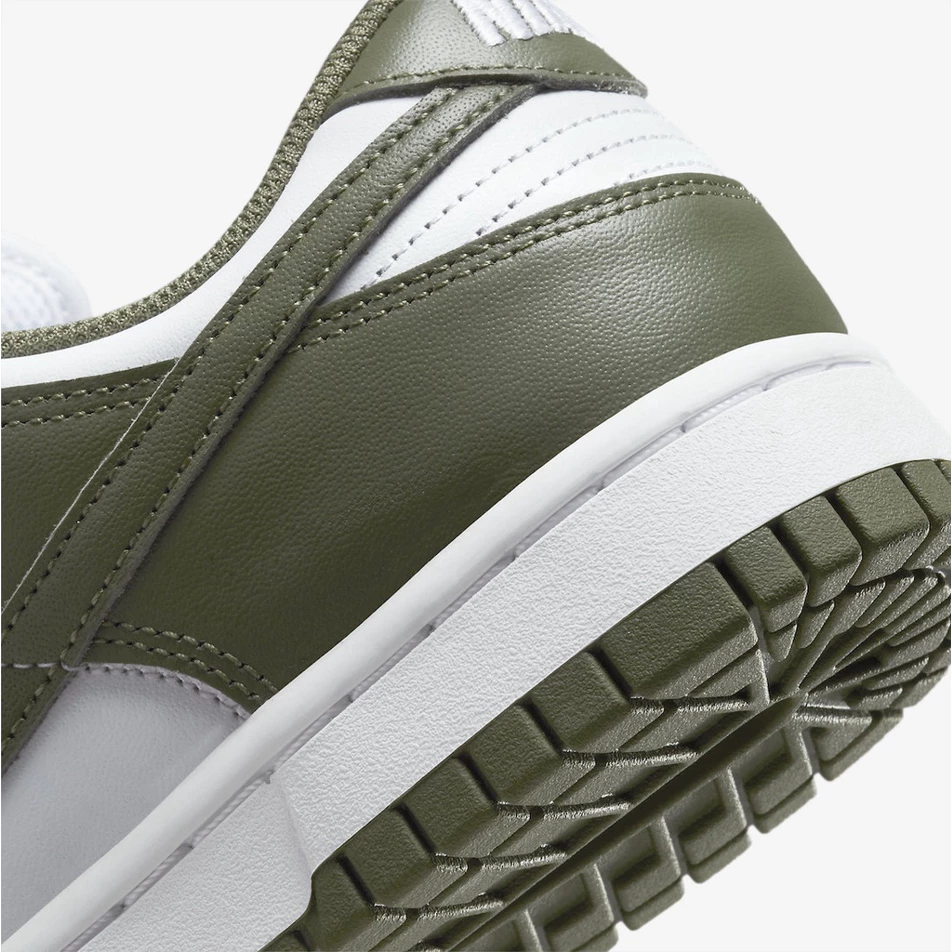 Nike Dunk Low ＂Medium Olive＂ DD1503-120 女款 白橄欖綠-細節圖9