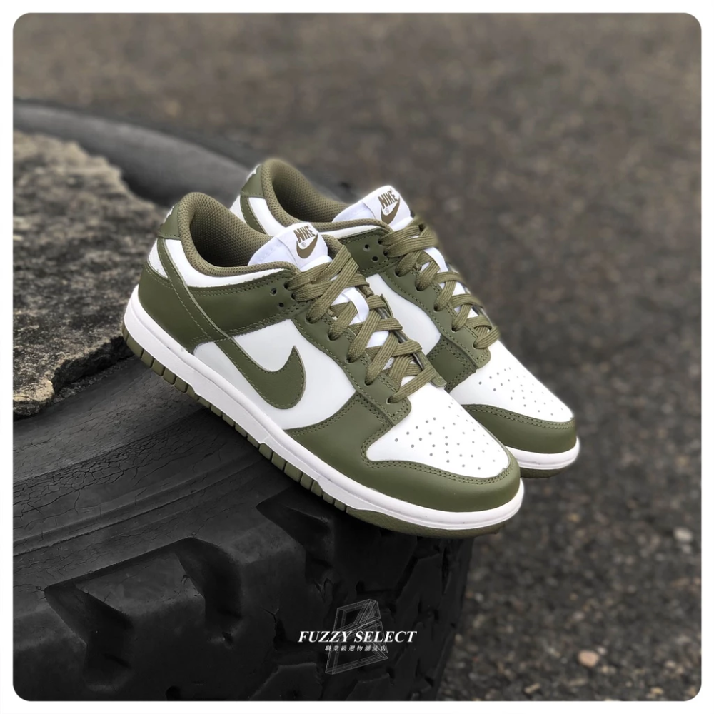 Nike Dunk Low ＂Medium Olive＂ DD1503-120 女款 白橄欖綠-規格圖9