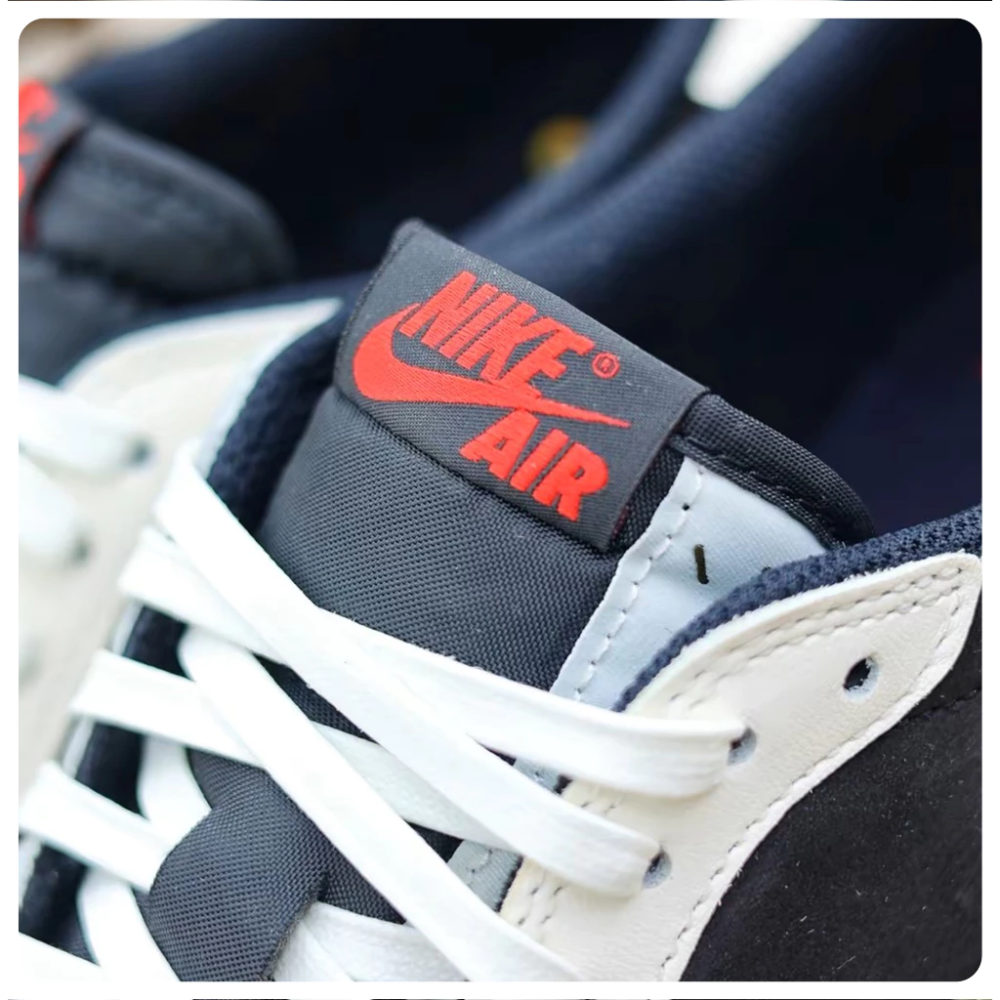 Travis Scott x AJ1 Low 聯名 倒鉤 黑綠 橄欖綠 TS DZ4137-106-細節圖2