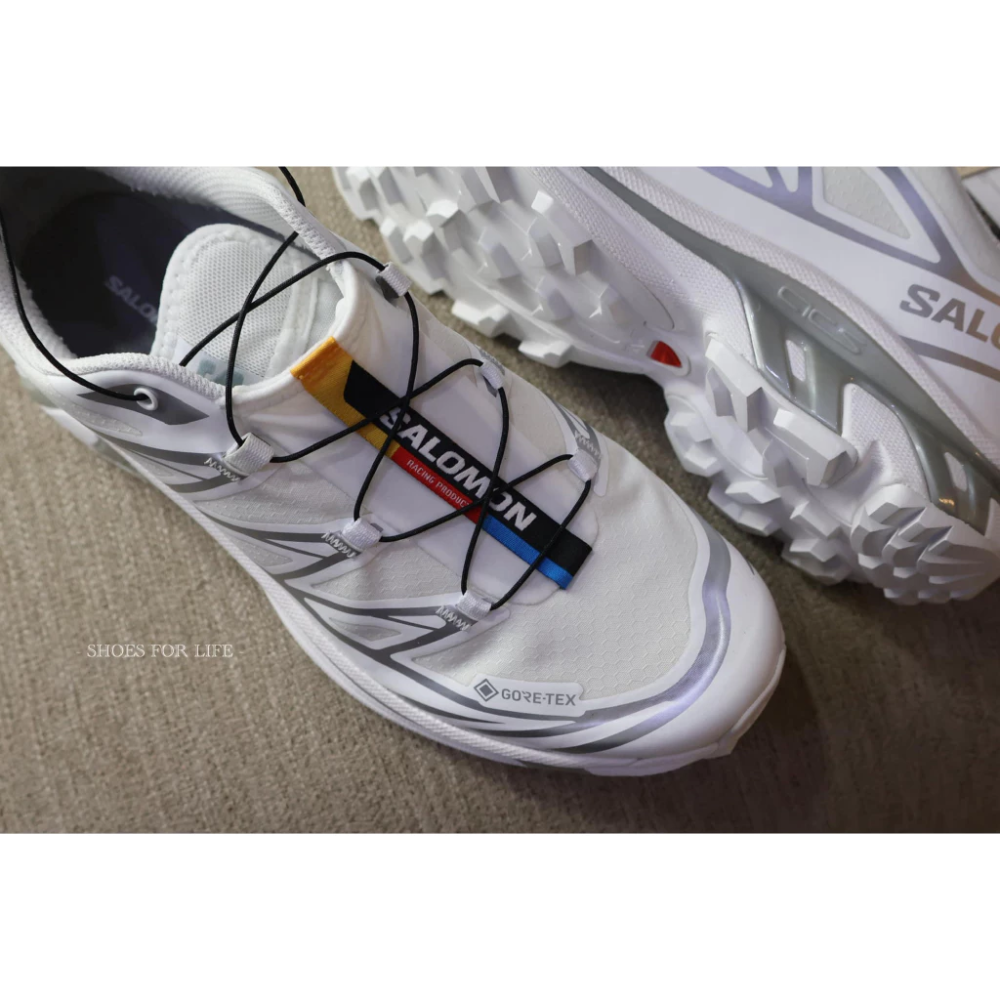 歐美代購SALOMON XT6 GORE-TEX GTX 白銀 防水 L47581100-細節圖2