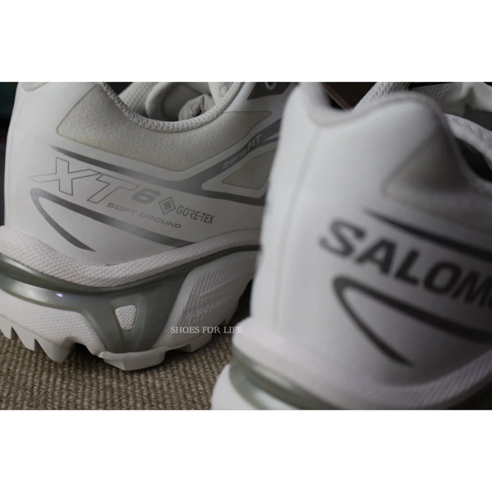 歐美代購SALOMON XT6 GORE-TEX GTX 白銀 防水 L47581100-細節圖4