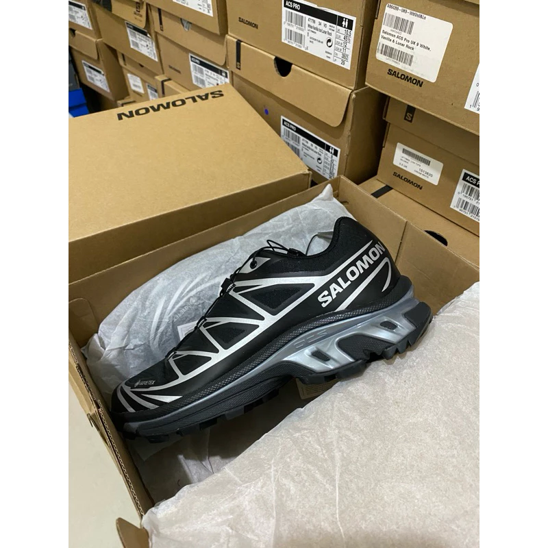 歐美代購SALOMON XT6 XT-6 GORE-TEX GTX 防水 黑銀 L47450600-細節圖8