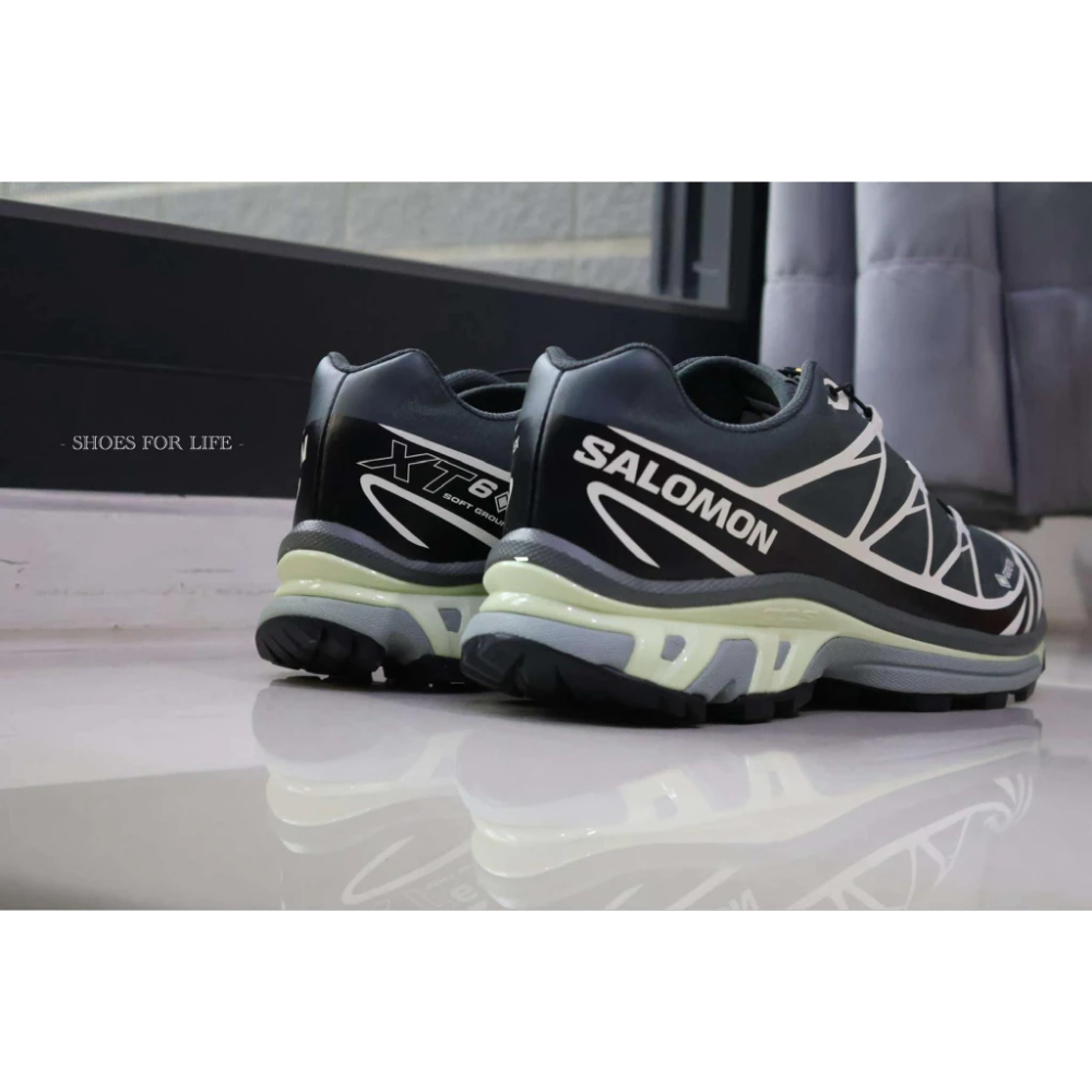 歐美代購SALOMON XT6 GORE-TEX GTX 奶油 黑灰 L47581300-細節圖2