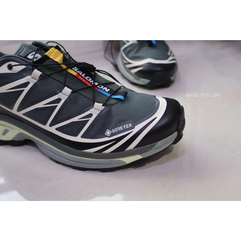 歐美代購SALOMON XT6 GORE-TEX GTX 奶油 黑灰 L47581300-細節圖4