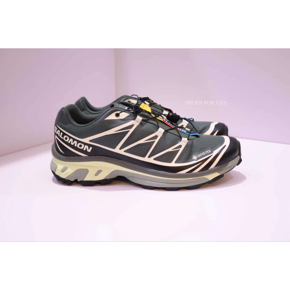 歐美代購SALOMON XT6 GORE-TEX GTX 奶油 黑灰 L47581300-細節圖5