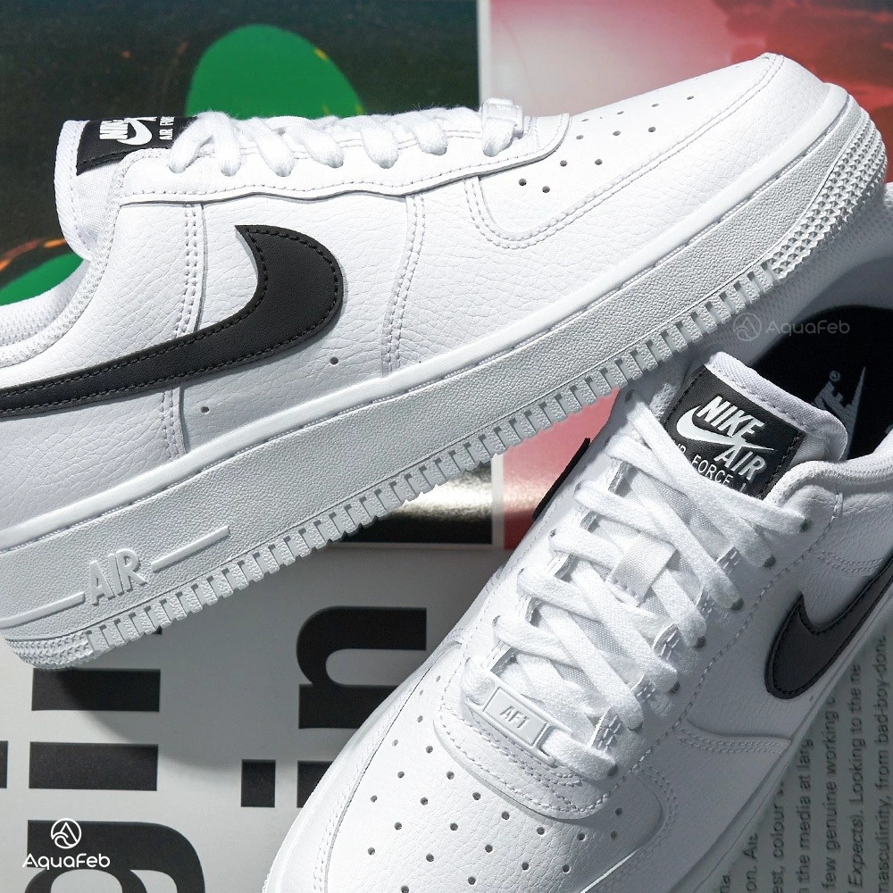 Nike W Air Force 1 ＇07 女 白黑 基本款 AF1 休閒 運動 經典 休閒鞋 DD8959-103-細節圖3