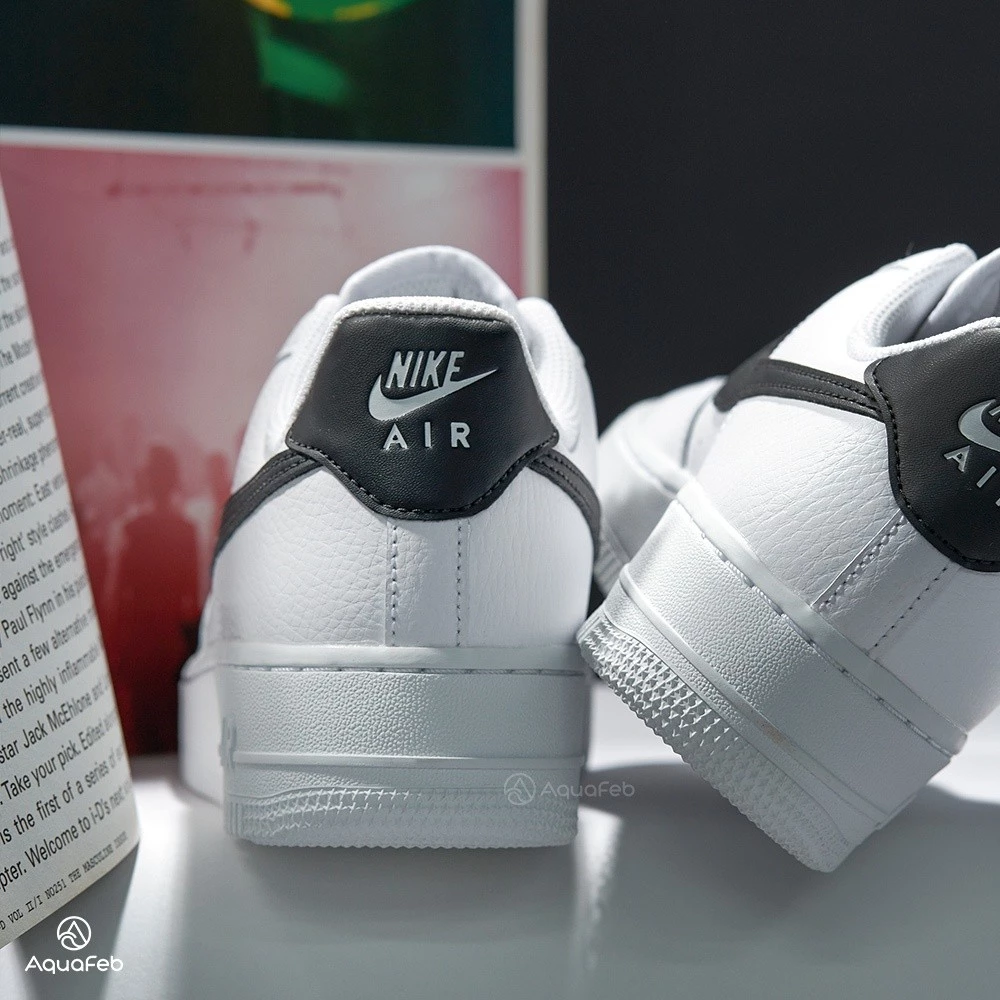 Nike W Air Force 1 ＇07 女 白黑 基本款 AF1 休閒 運動 經典 休閒鞋 DD8959-103-細節圖4