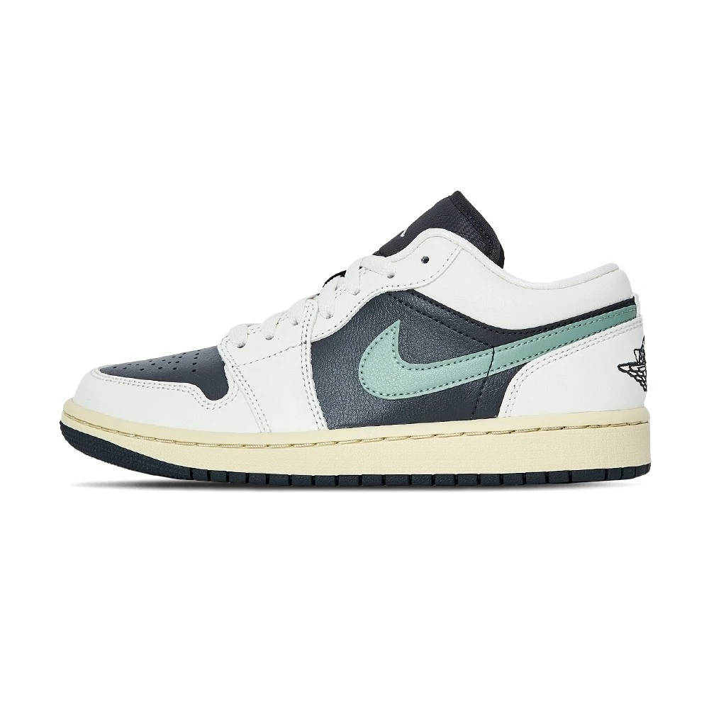 Nike W Air Jordan 1 Low 女 米白綠 AJ1 低筒 喬丹 經典 休閒鞋 DC0774-001-細節圖5