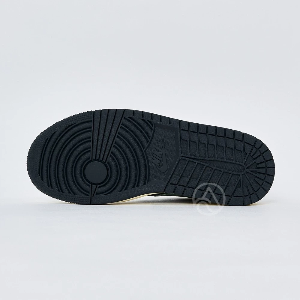 Nike W Air Jordan 1 Low 女 米白綠 AJ1 低筒 喬丹 經典 休閒鞋 DC0774-001-細節圖8