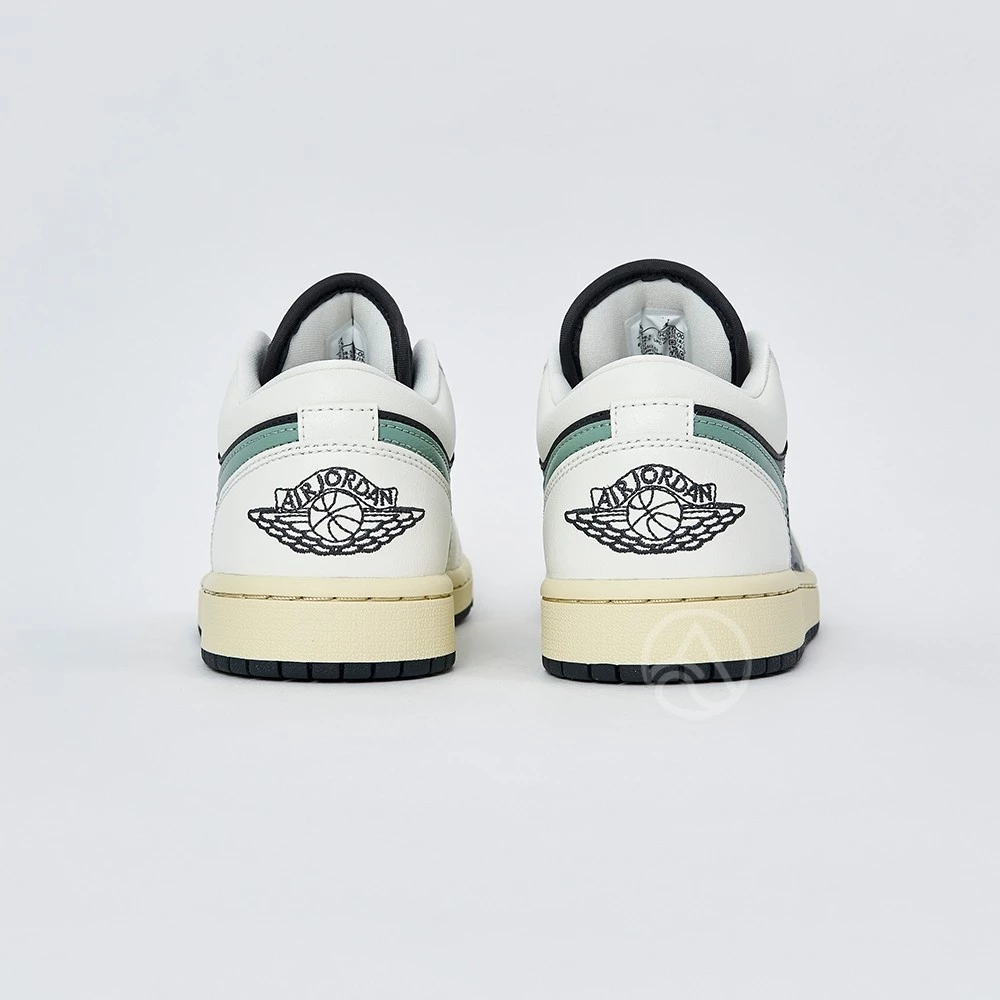 Nike W Air Jordan 1 Low 女 米白綠 AJ1 低筒 喬丹 經典 休閒鞋 DC0774-001-細節圖9