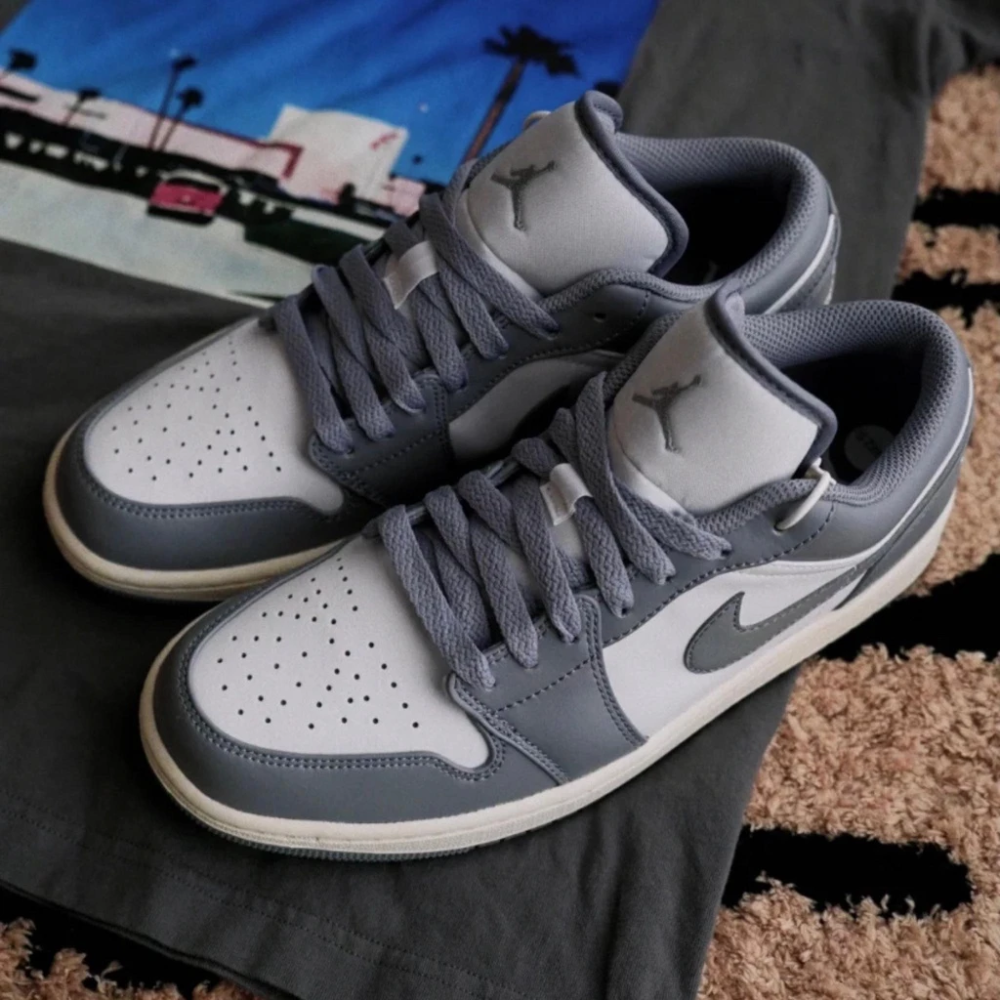 NIKE AIR JORDAN 1 AJ1 奶油底 灰 淺灰 灰白 復古灰 男鞋 553558-053-規格圖8