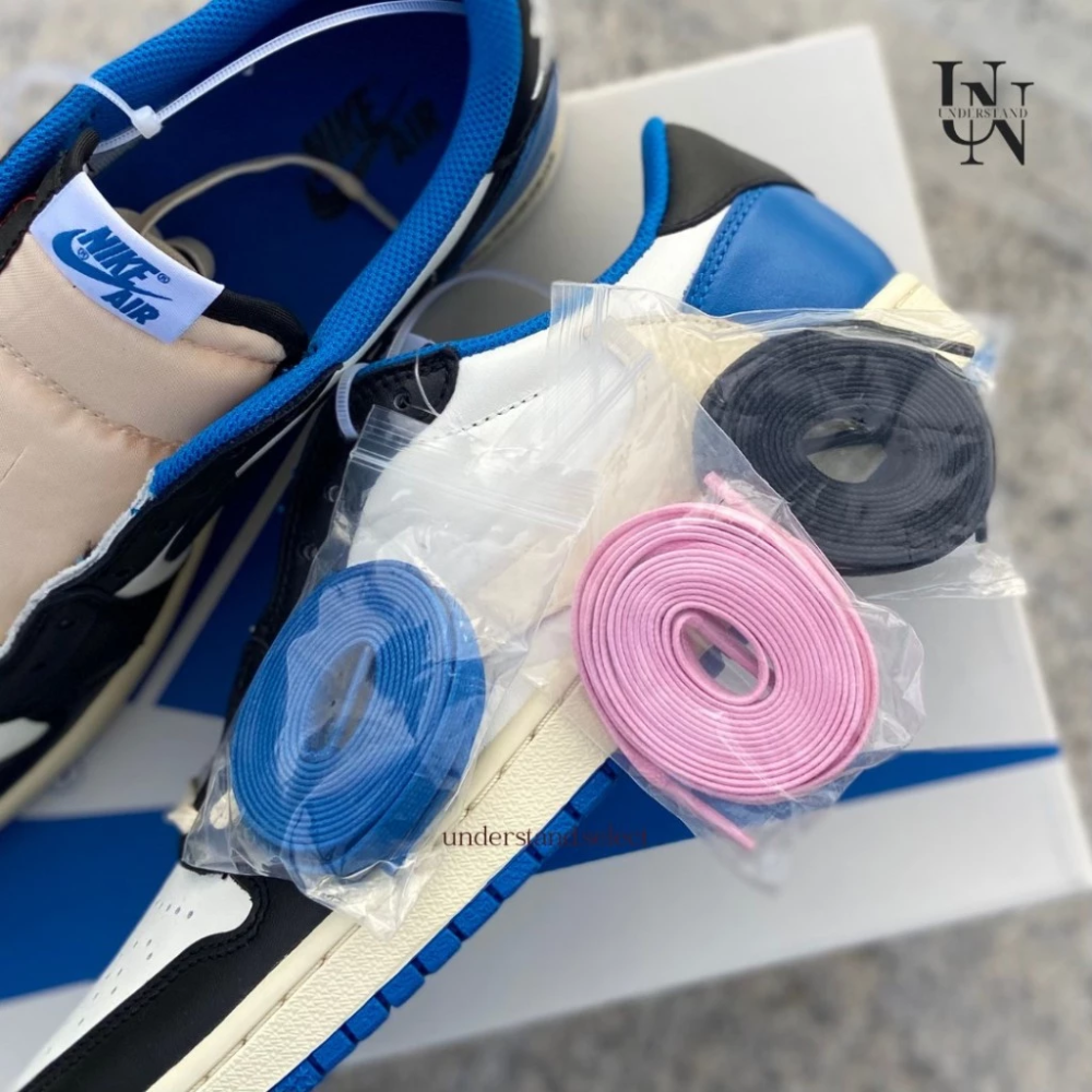 Travis Scott x Fragment x AJ1 Low 閃電倒鉤 三方聯名 DM7866-140-細節圖4