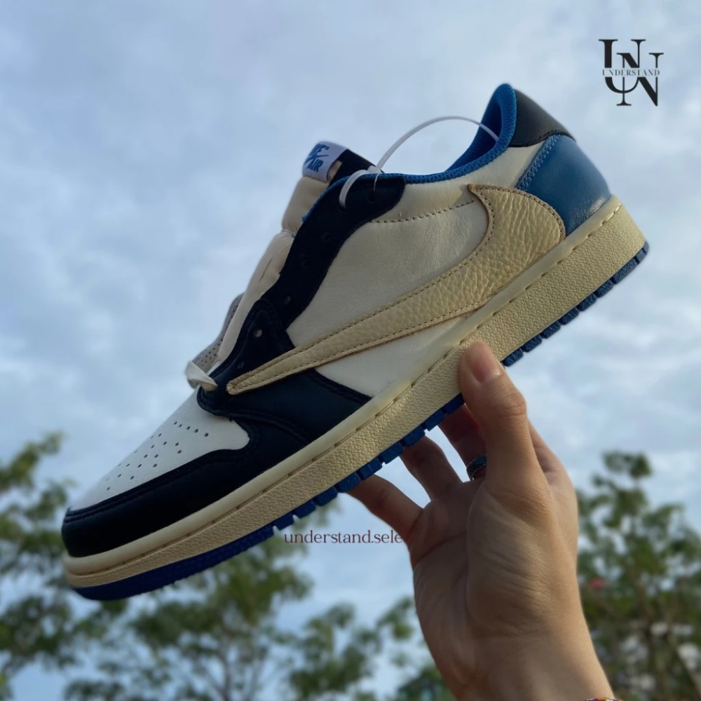 Travis Scott x Fragment x AJ1 Low 閃電倒鉤 三方聯名 DM7866-140-規格圖7