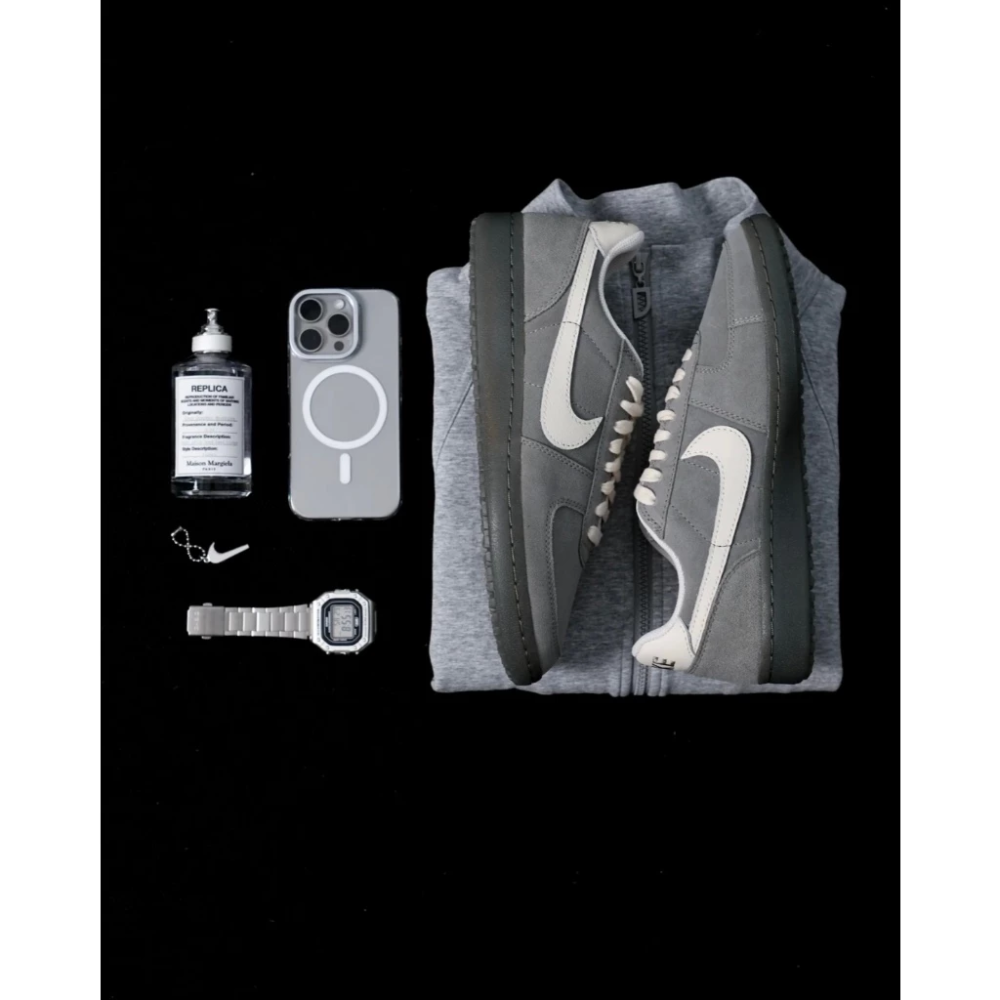 Nike Field General 灰白 麂皮 復古 休閒 灰 男鞋 IF0666-300-細節圖3