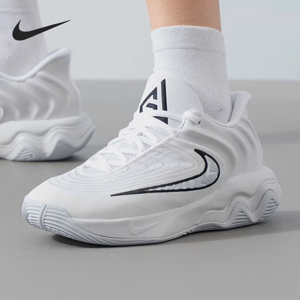 NIKE Giannis Immortality 4 公鹿 俐落白 FQ3681-100-細節圖4