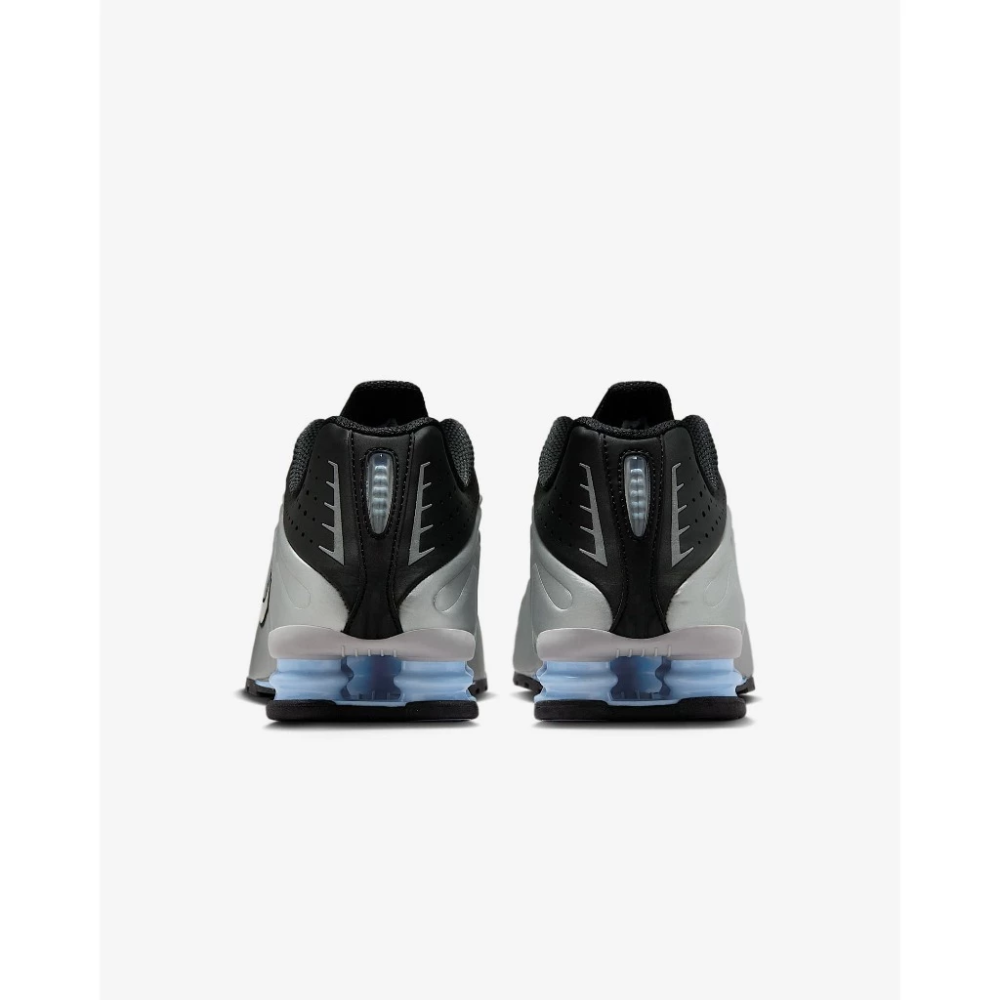 NIKE Shox R4 跑鞋 支撐柱 緩震 透氣 抓地力 復古 男款 銀黑藍 HQ1988-004-細節圖8