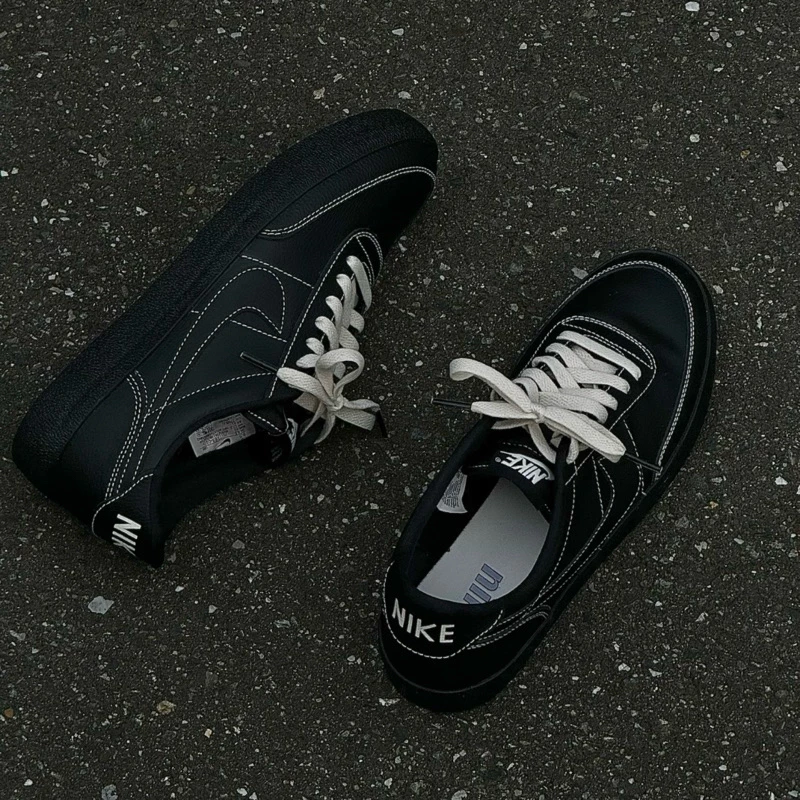 NIKE KILLSHOT 2 黑武士 黑倒勾平替/皮革/休閒鞋/HJ7263-010-細節圖2