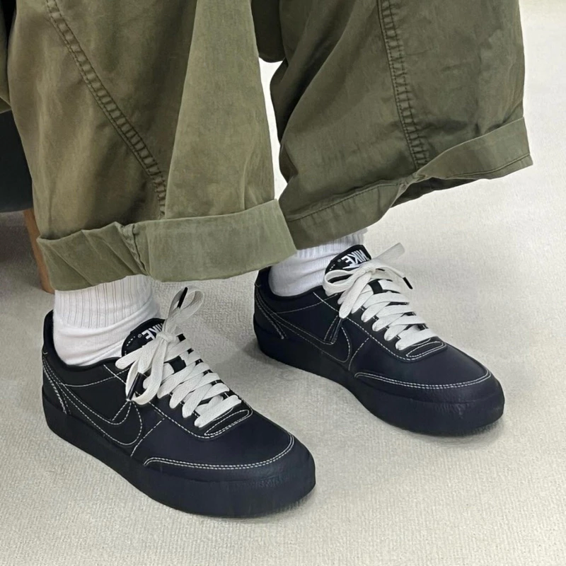 NIKE KILLSHOT 2 黑武士 黑倒勾平替/皮革/休閒鞋/HJ7263-010-細節圖9