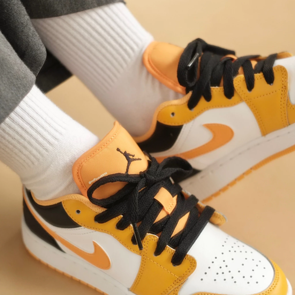 Air Jordan 1 Low 小熊維尼 大童版【553560-701】-細節圖3