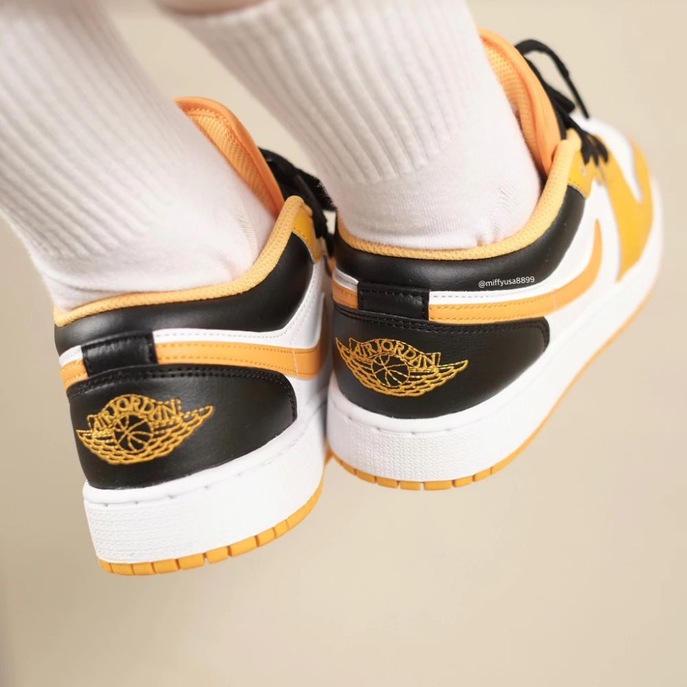 Air Jordan 1 Low 小熊維尼 大童版【553560-701】-細節圖4