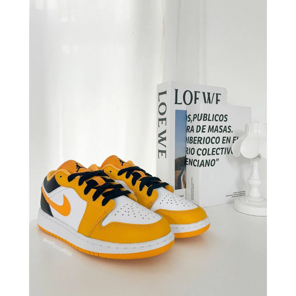 Air Jordan 1 Low 小熊維尼 大童版【553560-701】-細節圖5