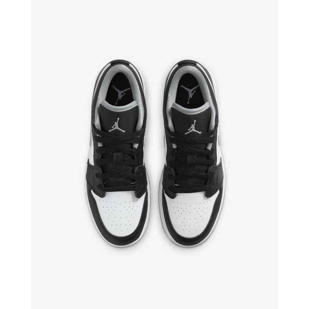Air Jordan 1 Low 黑白灰 大童版【553560-040】-細節圖3