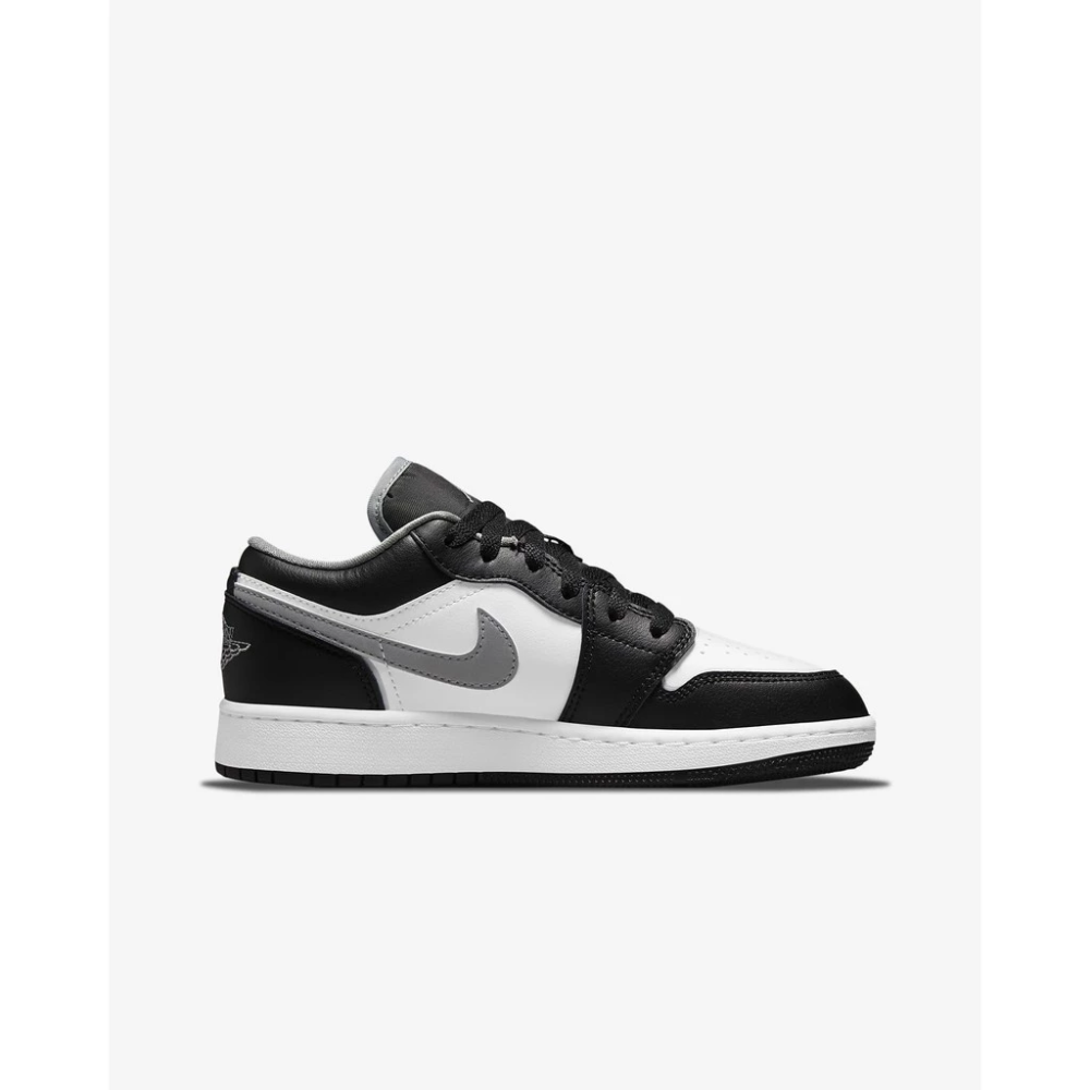 Air Jordan 1 Low 黑白灰 大童版【553560-040】-細節圖4