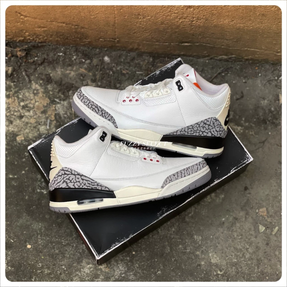Air Jordan 3 Retro White Cement 白水泥 爆裂紋 DN3707-100-規格圖5